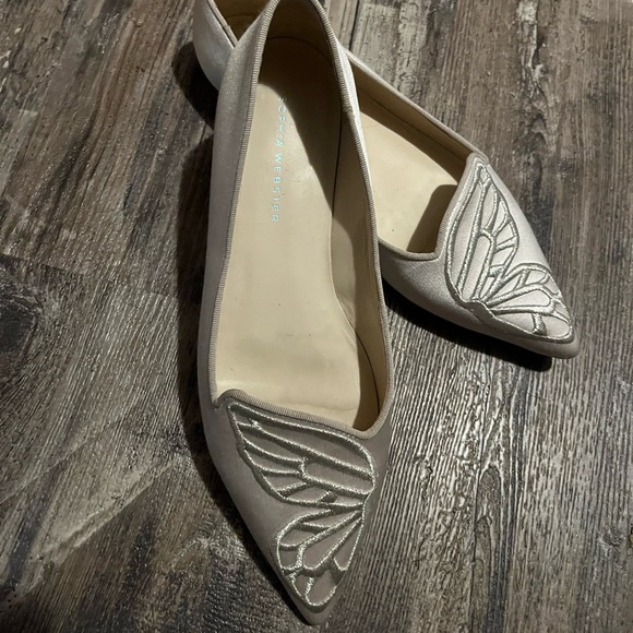 Sophia Webster Shoes - Sophia Webster Satin Bibi Flats